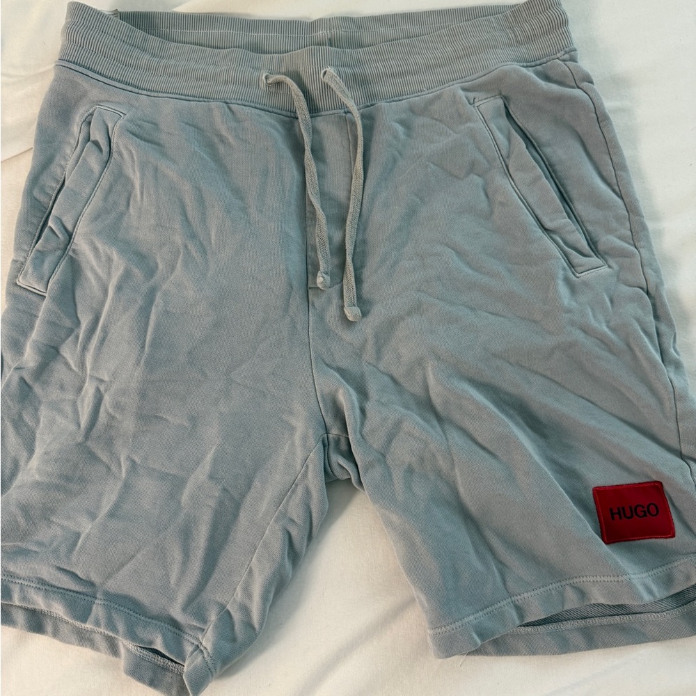 HUGO Men's Blue Casual Shorts